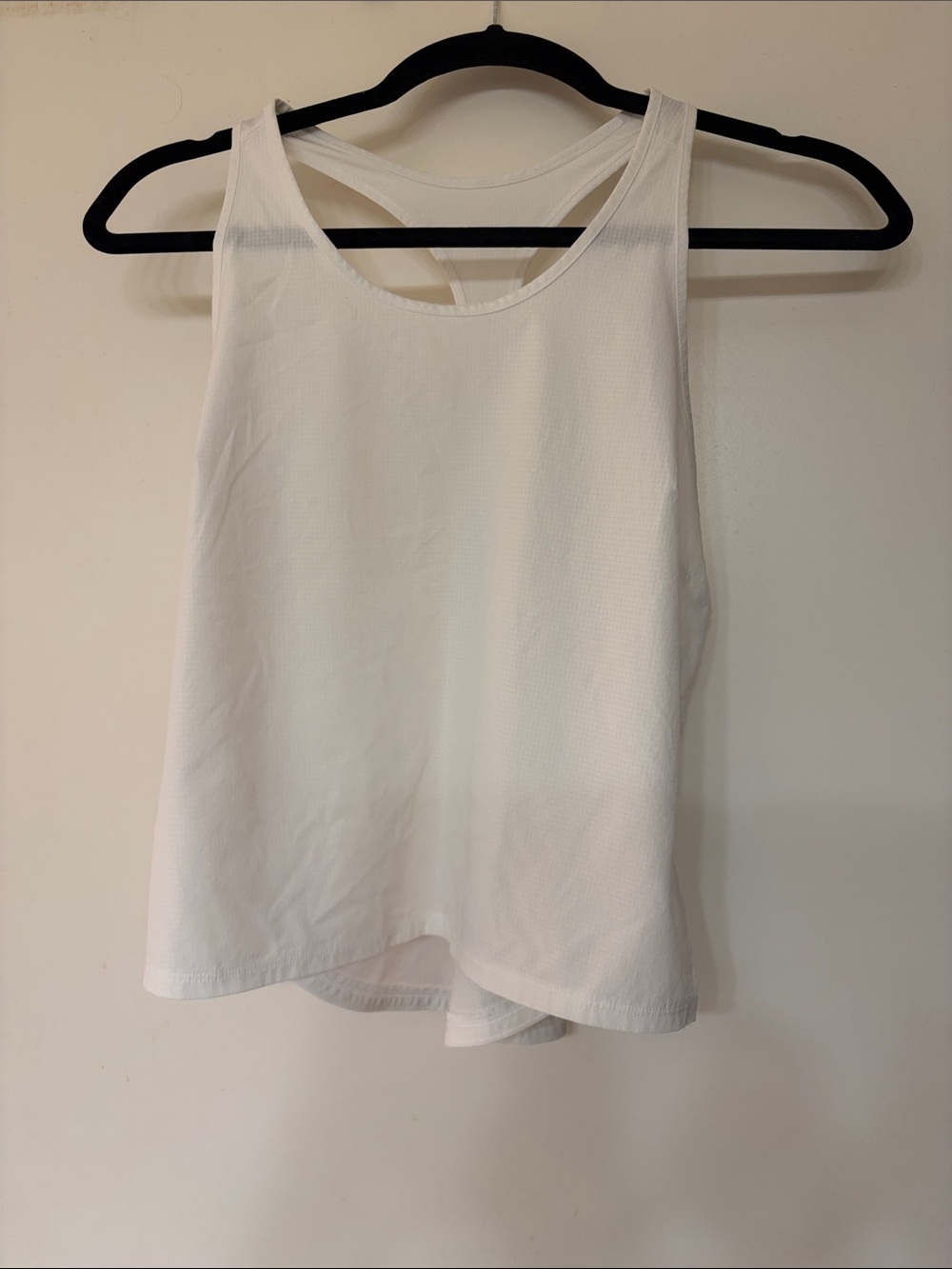 Athleta White Racerback Tank Top - Soft Everyday Layering